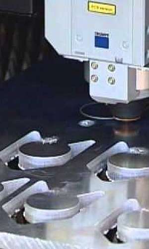 Corte a laser em chapa de alumínio Corte a laser em chapa de alumínio