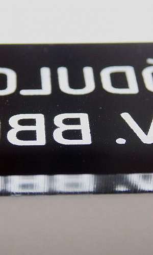 Etiqueta acrílica grande com corte a laser Etiqueta acrílica grande com corte a laser